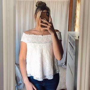 off the shoulders top